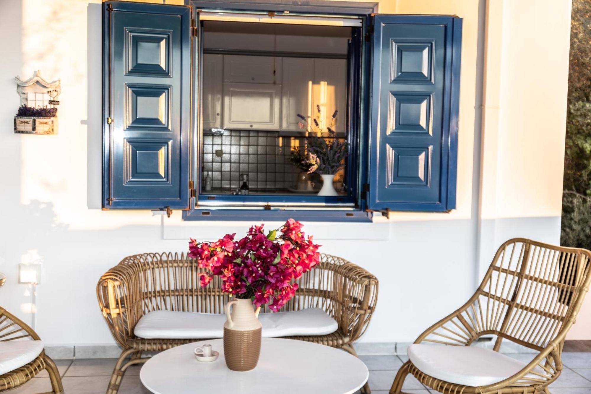 Lagoudi Zia Giannis & Maria Sunset Houseヴィラ エクステリア 写真